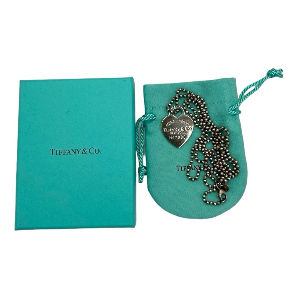 Tiffany heart dog tag